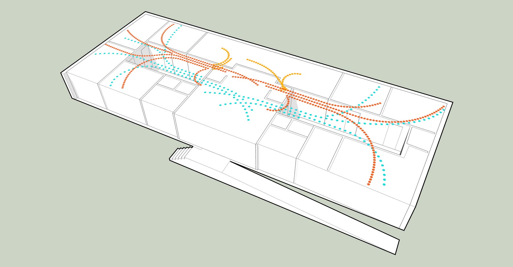 Theupstudio Graphic Design For Architecture Diagrams Interior Circulation Plan Doctors Office 