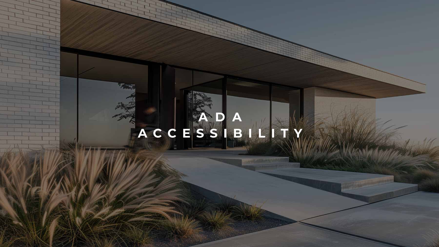 ADA Accessibility in modern home design by The Up Studio Architecture & Interiors