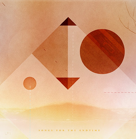 Geometric Graphic Album Art Design for NY Band